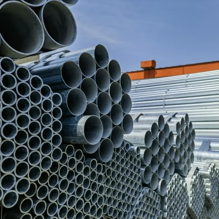 Hringlaga rör úr galvaniseruðu stáli